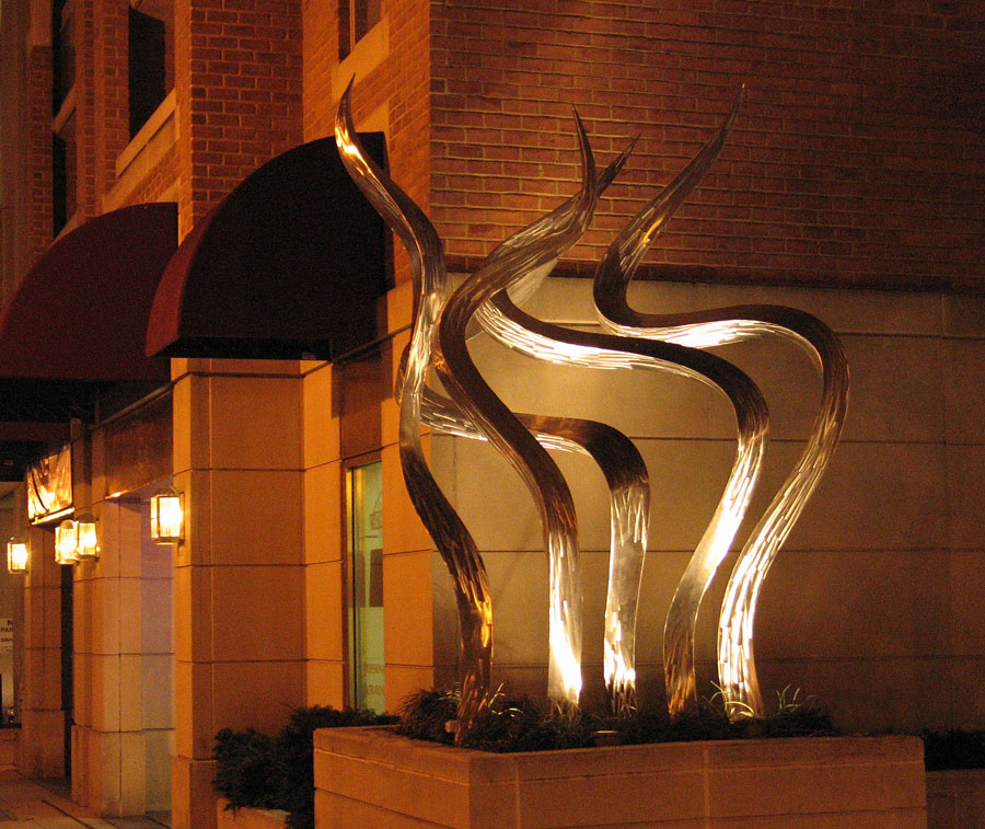 Sculpture at Night