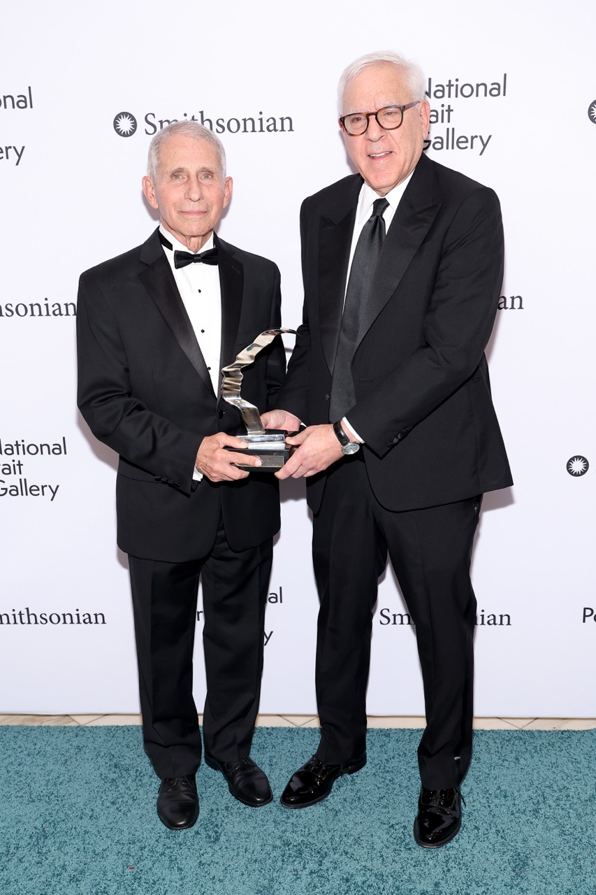 Dr. Anthony Fauci with David Rubenstein, 2022 (Getty Images)
