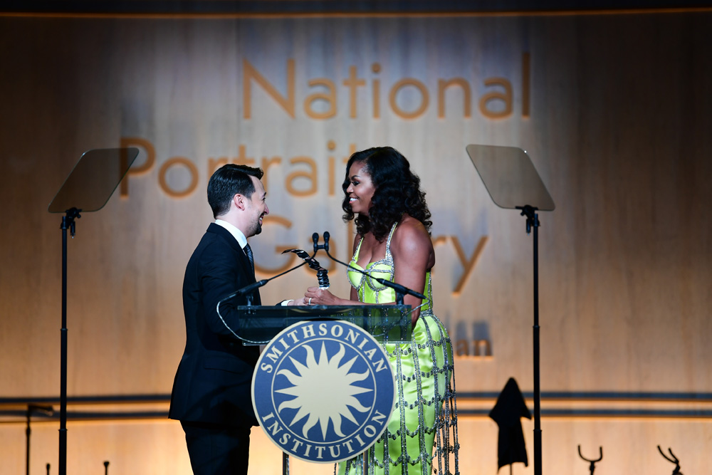 Lin-Manuel Miranda & Michelle Obama, 2019
